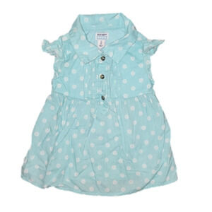 Old NAVY Aqua Short Sleeve Blouse/Shirt